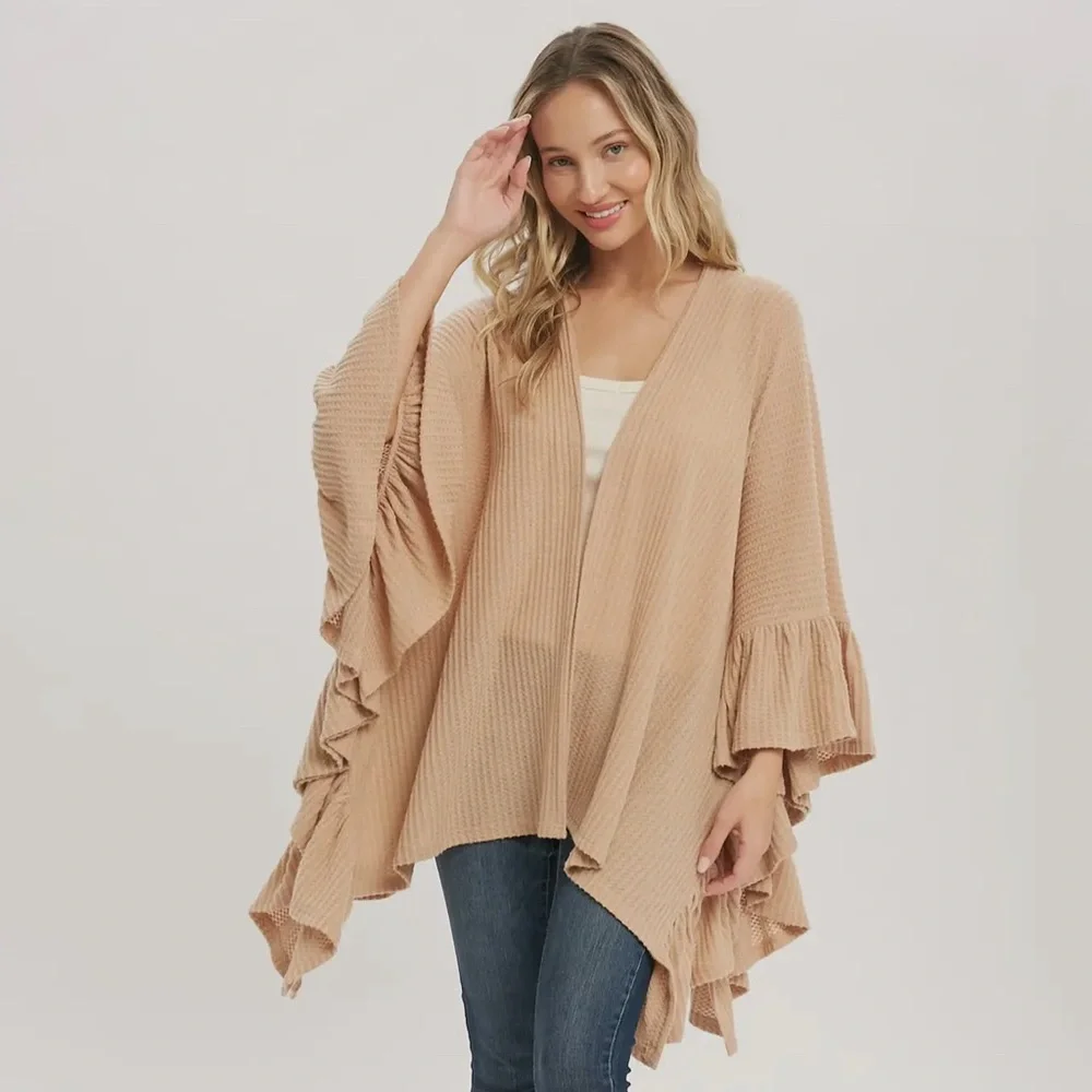 FINAL PIECES!!!! ($16) Ruffle Hem Cardigan - Picture 7 of 8